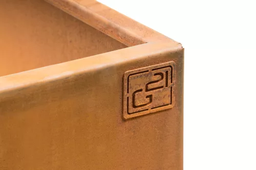 G21 Corten magaságyás, 70 × 32 × 70 cm