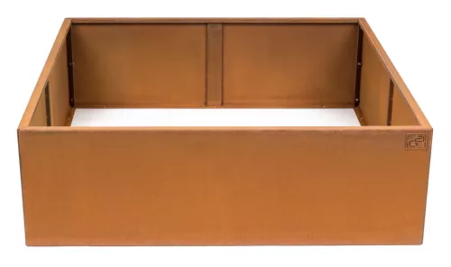 G21 102 x 32 x 102 cm, Corten magaságyás