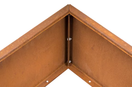 G21 102 x 32 x 102 cm, Corten magaságyás