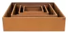 G21 102 x 32 x 102 cm, Corten magaságyás