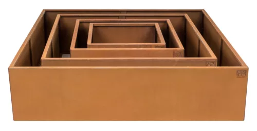 G21 102 x 32 x 102 cm, Corten magaságyás