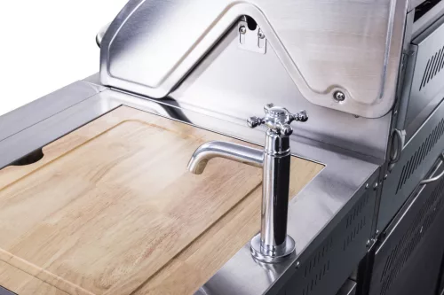 G21 Arizona gázgrill, BBQ Premium Line konyha 6 égőfej + ajándék nyomáscsökkentő