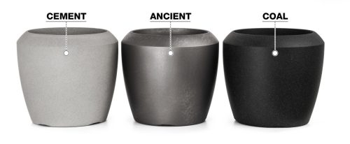 G21 Cement Round virágcserép 44 x 44 x 39,5