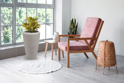 G21 Cement Oval virágcserép 44,3 x 44,3 x 69,8