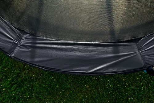 G21 SpaceJump trambulin védőhalóval, 305 cm, ajándék létrával, fekete színben