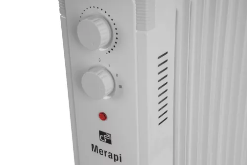 G21 Merapi olajradiátor fehér, 9 elem, 2000 W