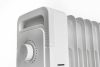 G21 Merapi olajradiátor fehér, 9 elem, 2000 W