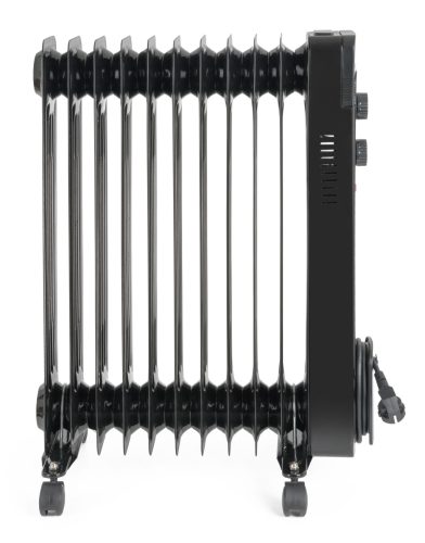 G21 Merapi olajradiátor fekete, 11 elem, 2500 W