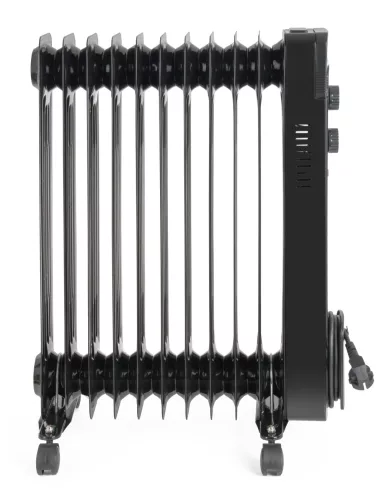 G21 Merapi olajradiátor fekete, 11 elem, 2500 W