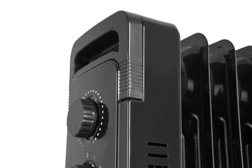 G21 Merapi olajradiátor fekete, 11 elem, 2500 W