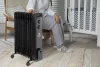 G21 Merapi olajradiátor fekete, 11 elem, 2500 W