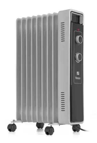 G21 Vesuv olajradiátor fehér, 9 elem, 2000 W