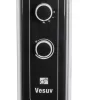 G21 Vesuv olajradiátor fehér, 9 elem, 2000 W