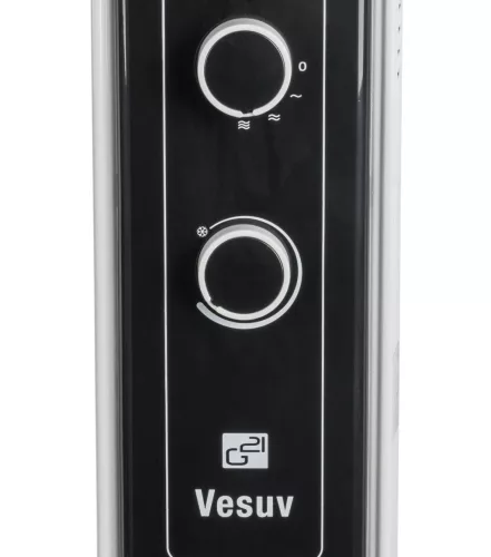 G21 Vesuv olajradiátor fehér, 9 elem, 2000 W
