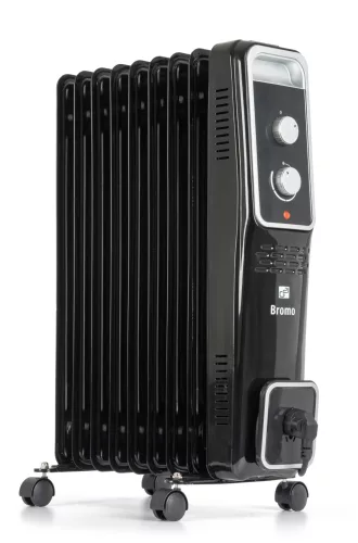 G21 Bromo olajradiátor fekete, 9 elem, 2000 W