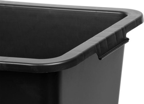 ReCycled® 80 l nagyméretű szögletes műanyag ültetőláda / habarcsláda