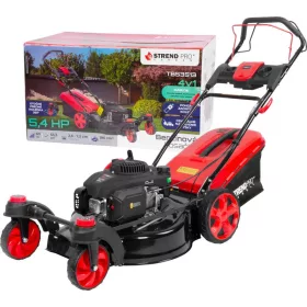   Fűnyíró Strend Pro TB53S13, benzin, 4 kW, 53,3 cm-es fűnyírószekrény, futóművel, elülső forgó kereke