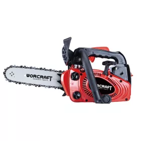   Láncfűrész Worcraft GCS26-10, 700 W, benzines kompakt láncfűrész, 25 cm rúd