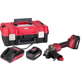   Set Worcraft XCUBE003 Toolbox, uhlová brúska CAG-S20LiBS 125 mm, 2x 4.0 Ah akumulátor, 1x nabíjačka