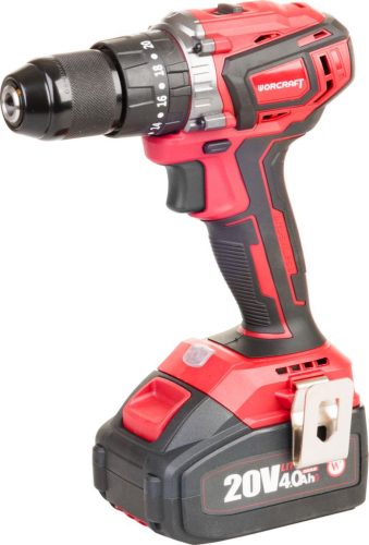 Set Worcraft XCUBE001 Toolbox, skrutkovač CHD-S20LiBA + uhlová brúska CAG-S20LiBS-125 mm, bezuhlíkové, 2x 4.0 Ah akumulátor, 1x nabíjačka