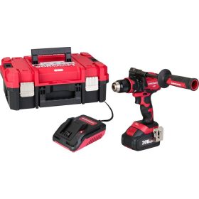   Set Worcraft XCUBE004 Toolbox, bezuhlíkový skrutkovač CHD-S20LiBH, 1x 4.0 Ah akumulátor, 1x nabíjačka