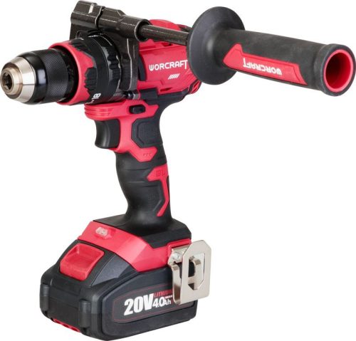 Set Worcraft XCUBE004 Toolbox, bezuhlíkový skrutkovač CHD-S20LiBH, 1x 4.0 Ah akumulátor, 1x nabíjačka