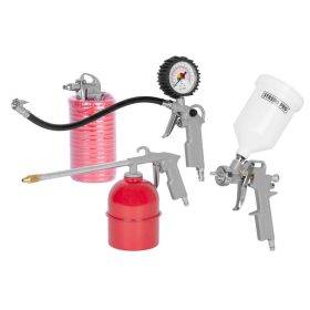   Kompresszor készlet Airtool W-2005A1, 5 részes, permetező/fúvó/felfújható/permetező/tömlő