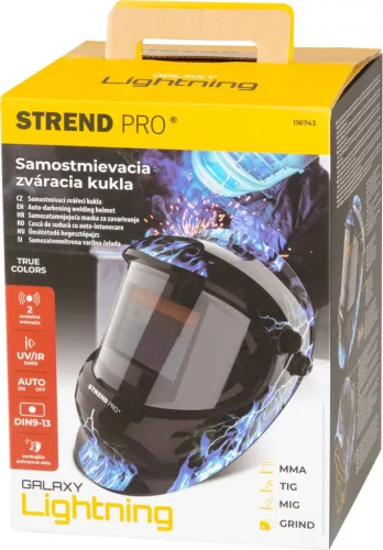 Hegesztőpajzs Strend Pro Galaxy Lightning, AutoDark, önelsötétedő