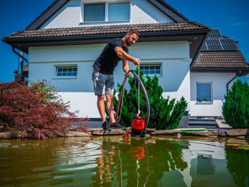 Strend Pro MC900E iszapszivattyú, 900 W, 18000 l/óra, 10 m kábel, 2 az 1-ben