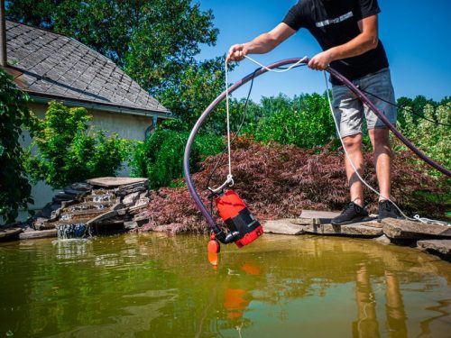 Strend Pro MC900E iszapszivattyú, 900 W, 18000 l/óra, 10 m kábel, 2 az 1-ben