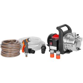   Strend Pro Garden kerti szivattyú, MJP1000, INOX, 1000 W, 57 l/perc, teljes készlet