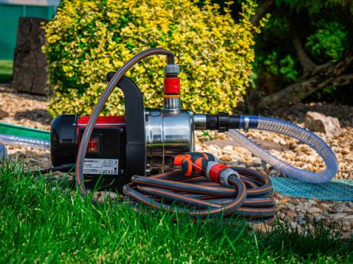 Strend Pro Garden kerti szivattyú, MJP1000, INOX, 1000 W, 57 l/perc, teljes készlet