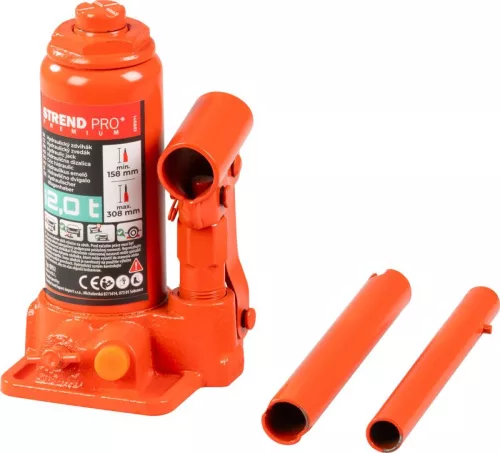 Zdvihák Strend Pro, 02 tony, 158-308 mm, hydraulický