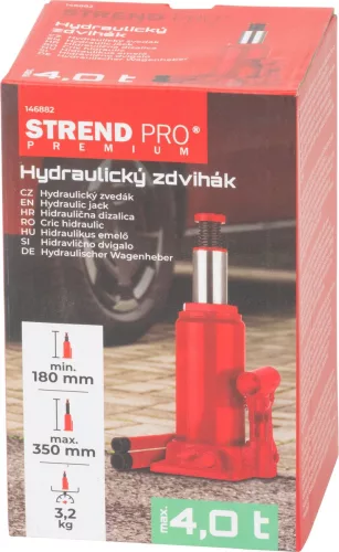 Zdvihák Strend Pro, 04 tony, 180-350 mm, hydraulický