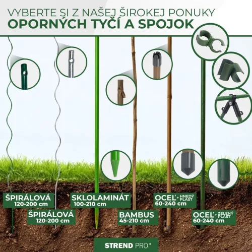 CountryYard S279 rúd, 150 cm, 7,9 mm, zöld, üvegszálas