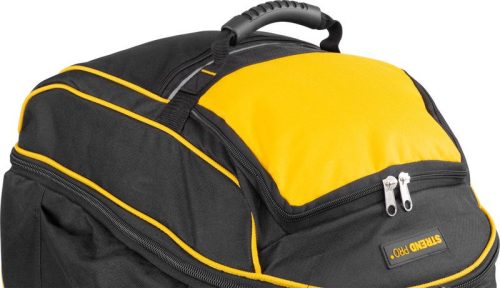 Batoh Strend Pro, textilný, kufor, s kolieskami, s teleskopickou rukoväťou, na náradie, max. 20 kg, 36x25x54 cm