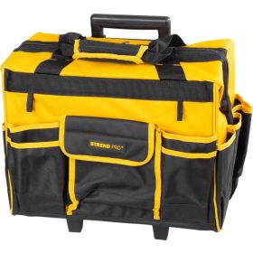   Brašňa Strend Pro, textilná, kufor, s kolieskami, s teleskopickou rukoväťou, na náradie, max. 20 kg, 44x24x42 cm