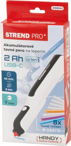 Strend Pro forrasztó toll, 2000 mAh, 36 W, 7 mm, USB feltöltés