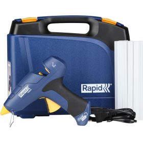   Pištoľ RAPID CG270, 10ks tyčiniek, kufrík, bezdrôtový režim, tavná lepiaca pištoľ, taviaca, na tavné tyčinky 12 mm