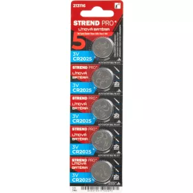   Elem Strend Pro, lítium, gombelem, CR2025, 3V, bliszter, 5 db