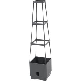 Cserép Herrison FP8018, 25x25x105 cm, tartótoronnyal