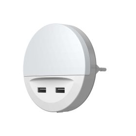   Lámpa LEDVANCE LUNETTA® USB, LED, ajzatos, 2x USB töltő port, 3lm, 3000K, szenzor nap-északa