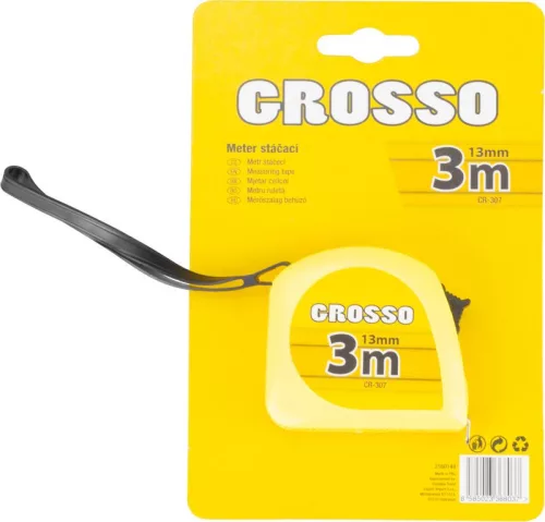 Mérőszalag behúzó 3m CROSSO