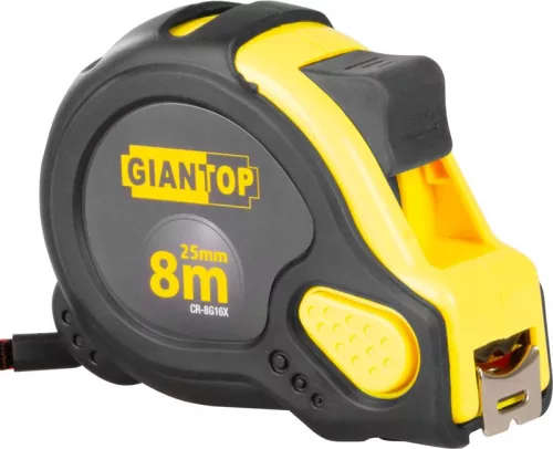 Mérőszalag GIANT CR-G16 CE 8,0 m, gumírozott