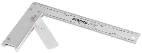 Derékszög FSC-08, 300 mm, Alu, szögmérővel