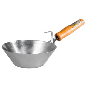 Kőműves kanál 180 R, Zn, fanyél