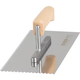   Simító Strend Pro Premium, fanyél, 270 x 130 mm, e4 mm, rozsdamentes acél