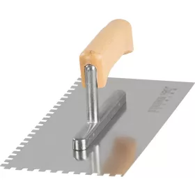   Simító Strend Pro Premium, fanyél, 270 x 130 mm, e6 mm, rozsdamentes acél