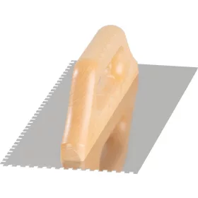   Simító Strend Pro Premium, fanyél, 270 x 130 mm, e4 mm, 0,7 mm, egyenes, rozsdamentes acél