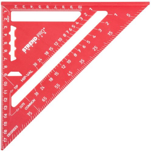 Derékszög Strend Pro Premium, háromszög, 180 mm, ALU, 193 g